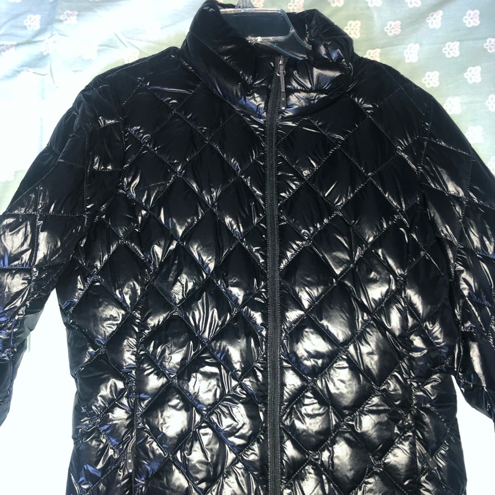 Black puffer jacket